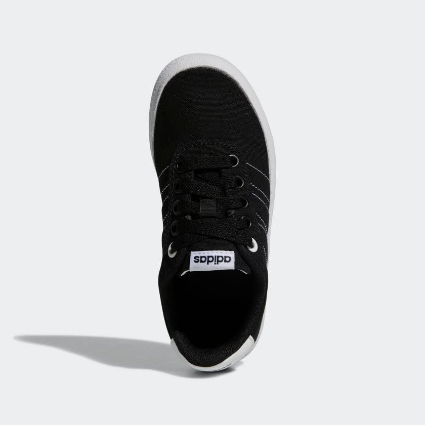 Кроссовки для мальчиков adidas Kids Vulcraid3r на шнуровке, повседневные - белые — фото 3