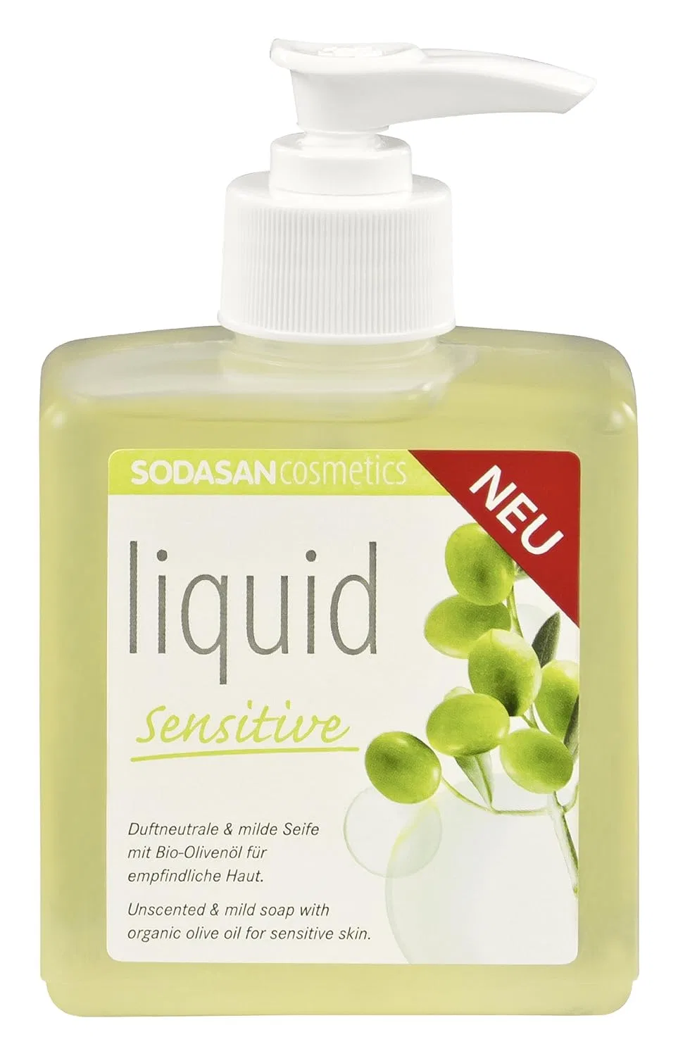 Набор жидкого мыла Sodasan Liquid Sensitive, 6 x 300 мл Sodasan Cosmetics