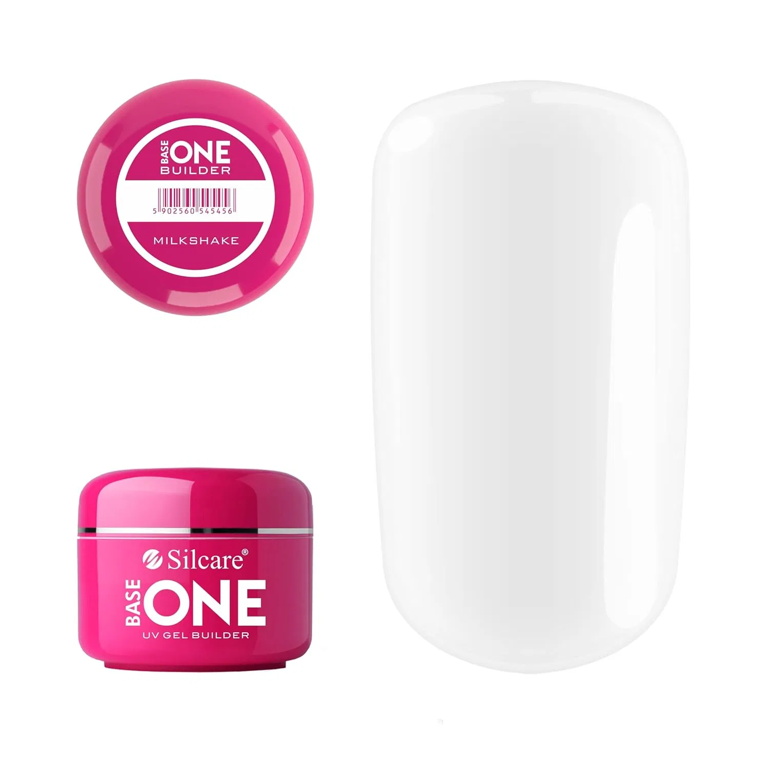 Гель для наращивания «Base One Milkshake» от Silcare, 100 г Silcare