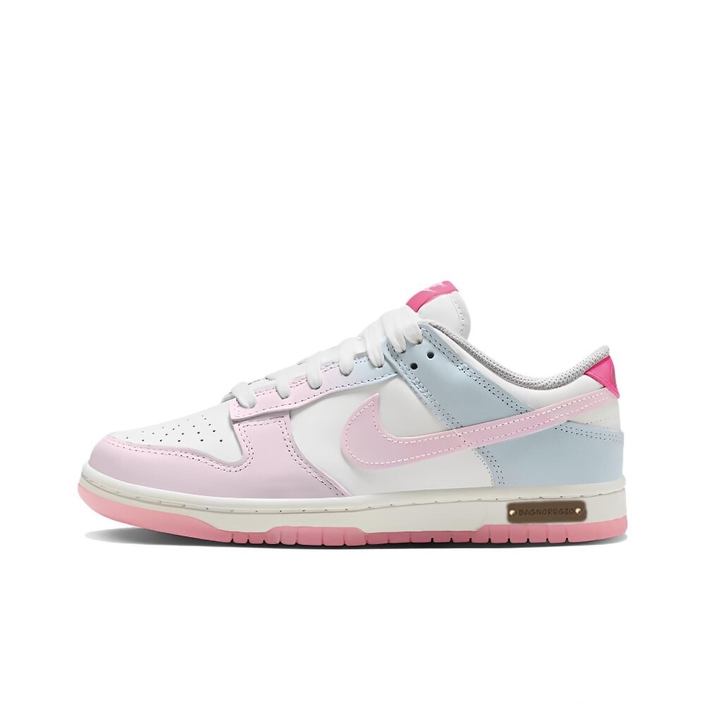 

Кроссовки Nike Dunk Skateboarding Shoes Women's Low-top Ultra Blue/Fire Orchid, голубой, Синий, Кроссовки Nike Dunk Skateboarding Shoes Women's Low-top Ultra Blue/Fire Orchid, голубой