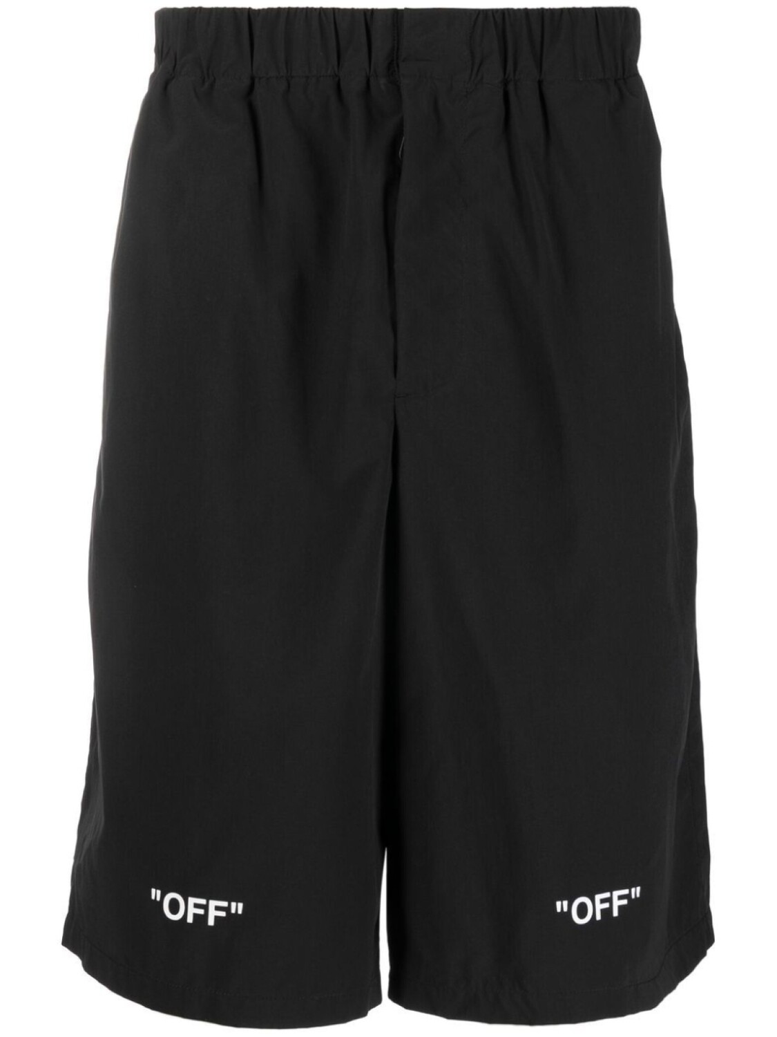 

Off-White шорты с логотипом, черный