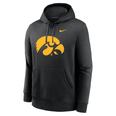 

Худи Nike Iowa Hawkeyes Primetime Evergreen Club Primary Logo, черный