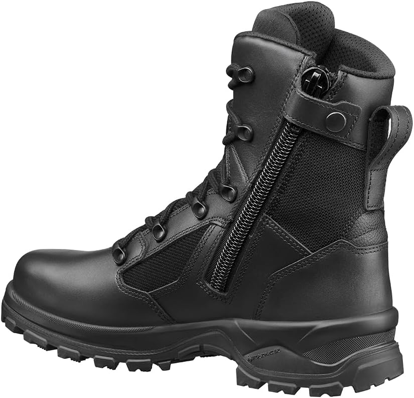 Ботинки HAIX Trooper GTX High с высокой шнуровкой сбоку, водонепроницаемые, для правоохранительных органов, кожаные, с противоскользящей подошвой и амортизирующей стелькой, Wide — фото 2