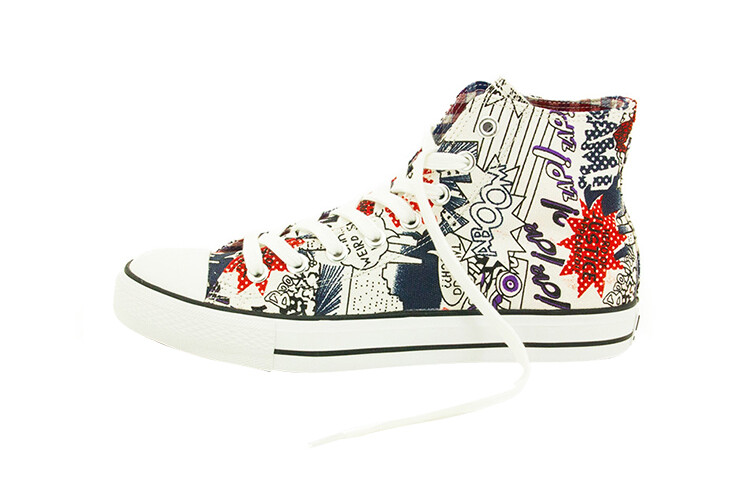 

Холщовые кеды мужские высокие белый Istep