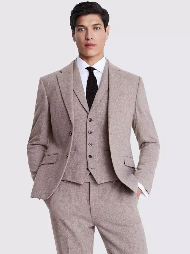 

Куртка Moss Slim Fit Donegal Tweed, бежевый