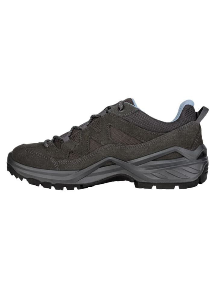 Ботинки женские LOWA Wanderschuhe SIRKOS EVO GTX LO Ws трекинговые на шнуровке, темно-серый — фото 2