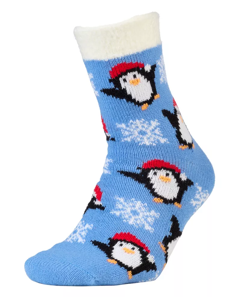 

Мужские носки Northeast Outfitters Cozy Cabin Dancing Penguin, синий