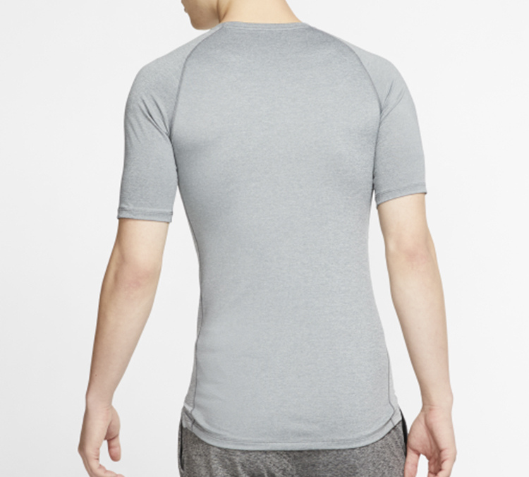 Nike Футболка мужская светло-дымчато-серая Light Smoke Gray — фото 3