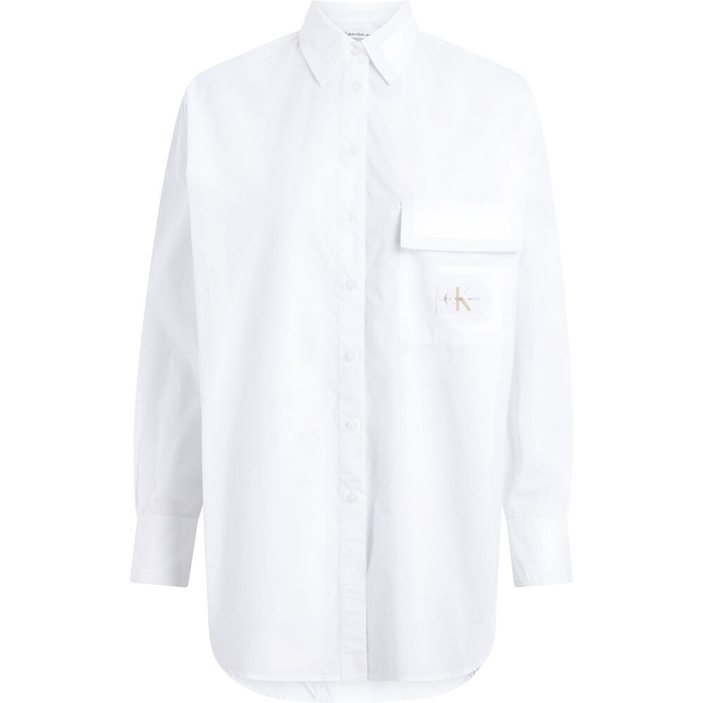 

Рубашка с длинным рукавом Calvin Klein Jeans Long Utility, белый
