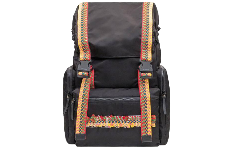 

Рюкзак из ткани Lanvin мужской черный