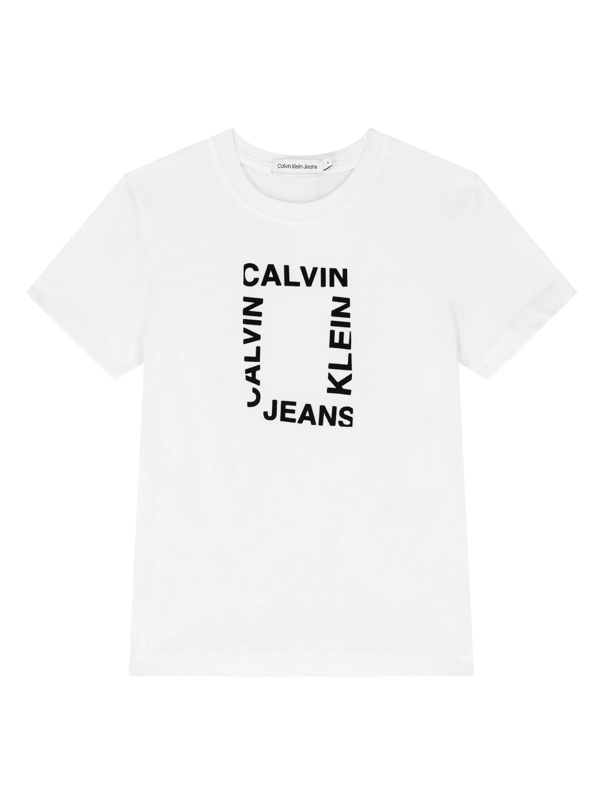 

Футболка с логотипом Calvin Klein Kids, белый