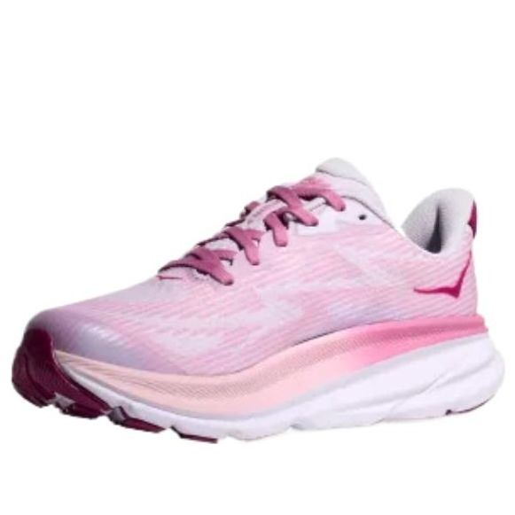 Кроссовки (GS) HOKA ONE ONE Clifton 9 'Starlight Glow Wildflower', розовый — фото 4