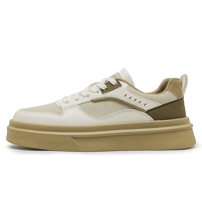 

Нескользящие износостойкие низкие повседневные туфли для мужчин BOLE, Beige Orange