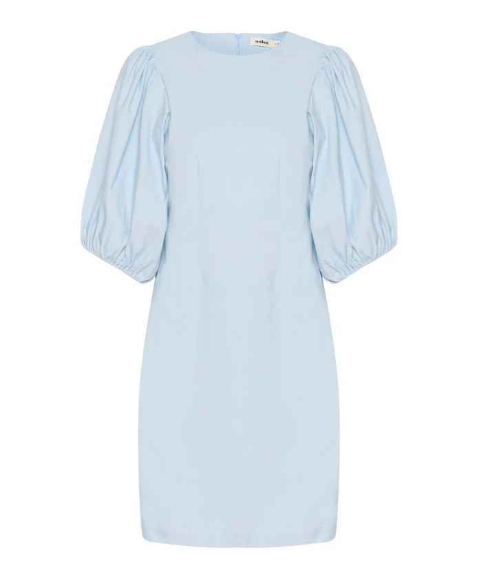 

Элегантное платье Dolore с пышными рукавами. Soaked In Luxury, синий