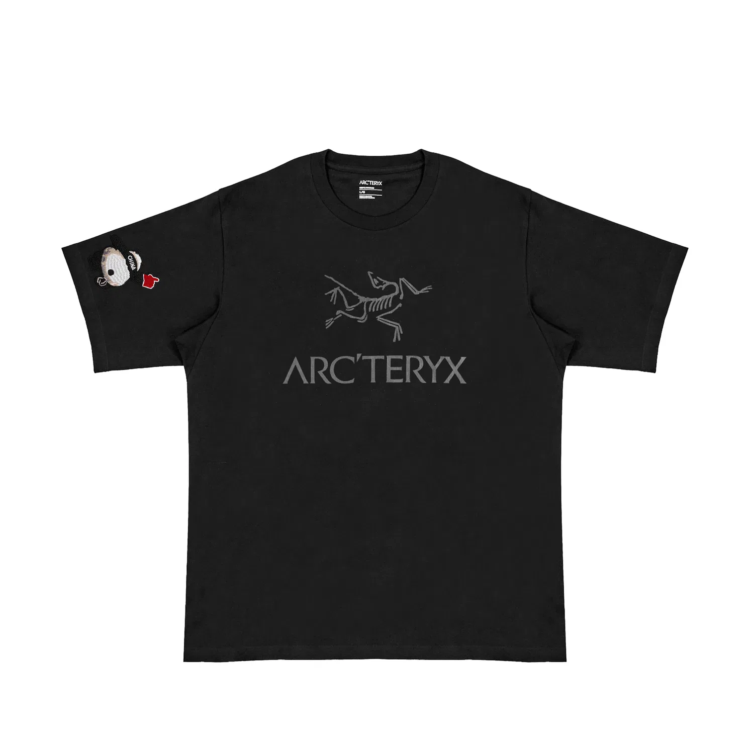 Футболка с логотипом Arcteryx IONIA черная
