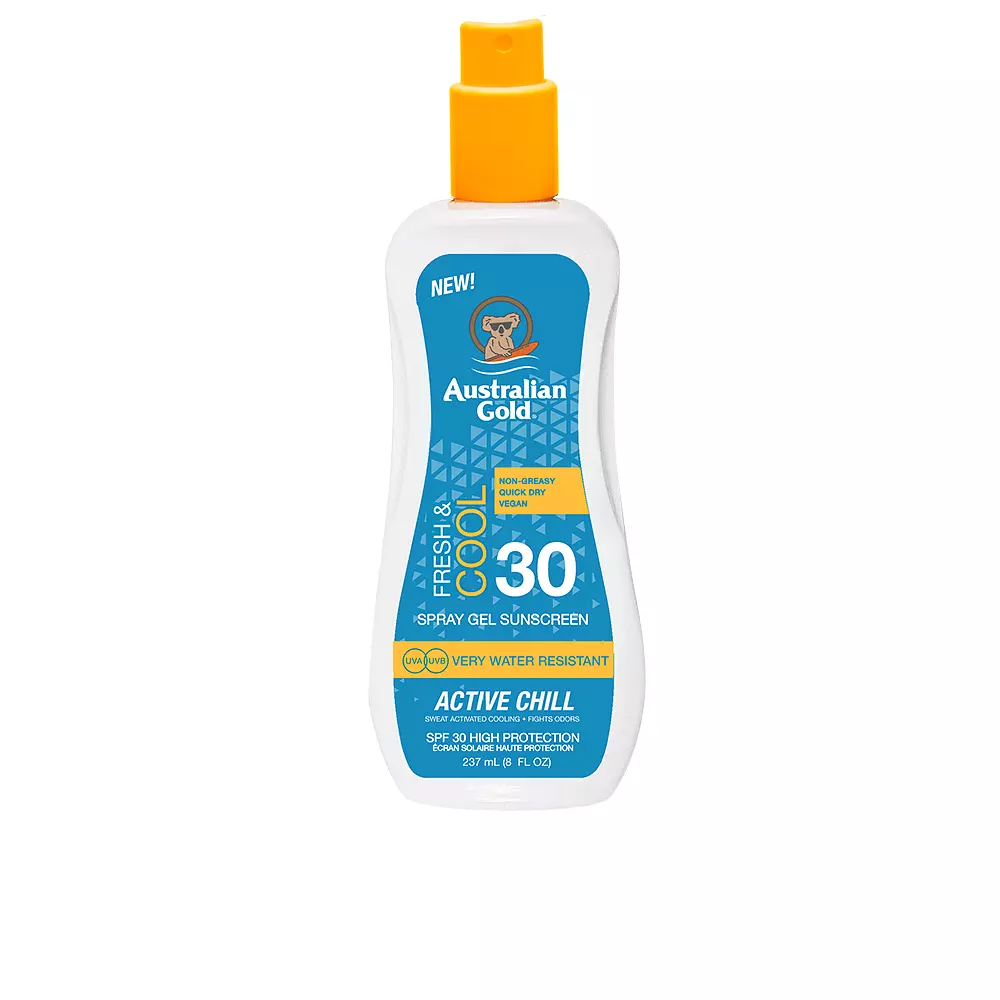 

Солнцезащитный крем Sunscreen Spf30 X-Treme Sport Spray Gel Active Australian Gold, 237 мл