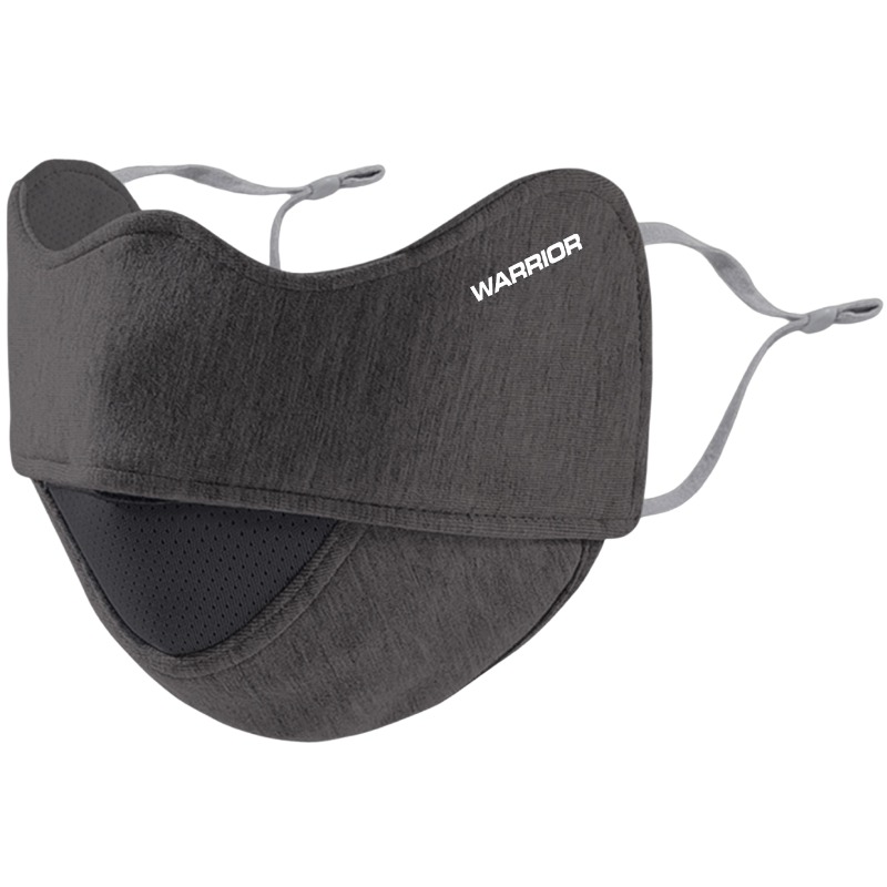 

Маска для лица из полиэстера Unisex WARRIOR, темно-серый[thermal breathable]