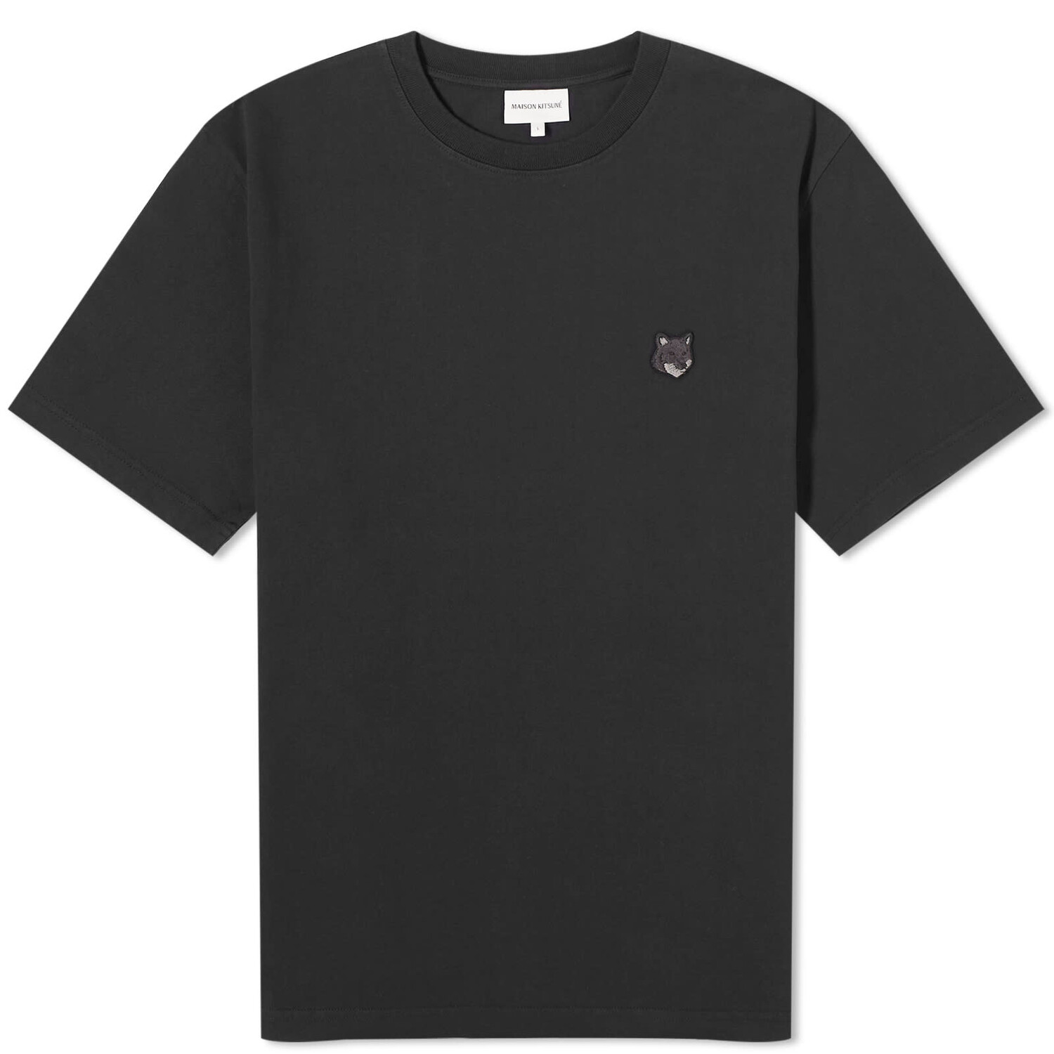 

Футболка Maison Kitsune Bold Fox Head Patch Comfort, черный