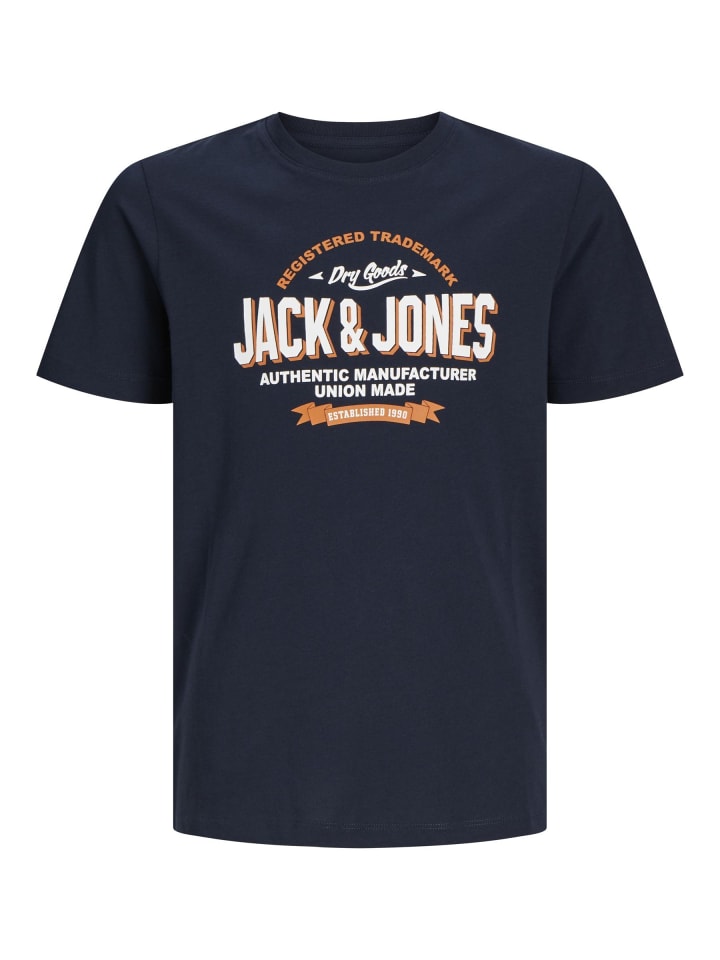 

Футболка JACK & JONES Junior, темно-синий