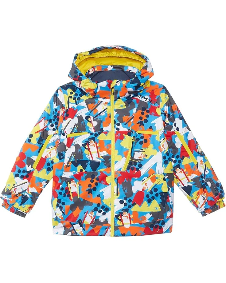 Куртка Spyder Kids Leader Jacket (Toddler/Little Kid), Yeti Camo Aether Blue
