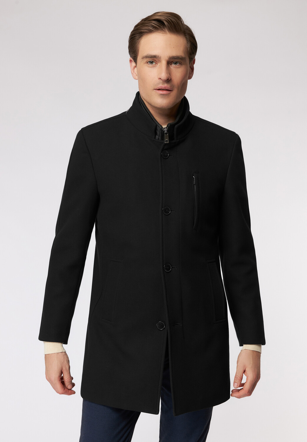 

Куртка Roy Robson Kurzmantel Urban Coat mit herausnehmbarer Weste, черный