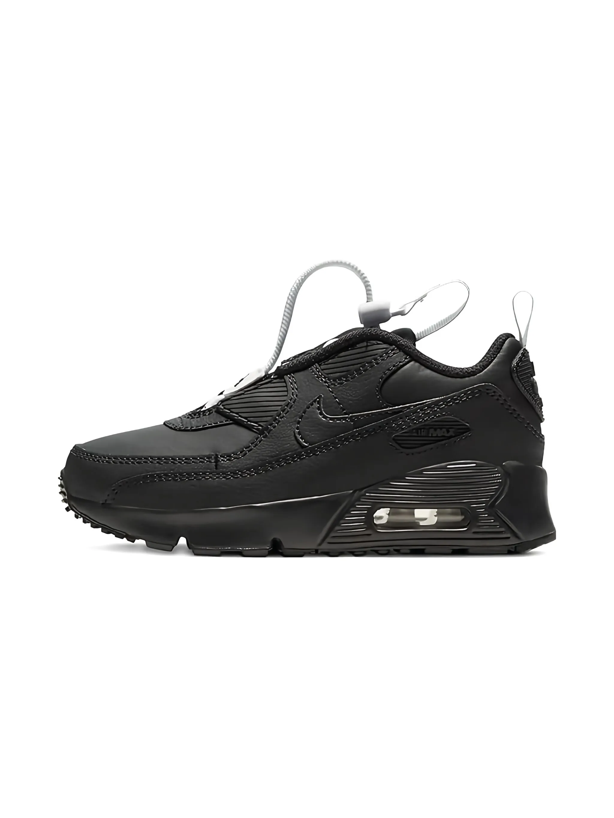 Кроссовки Air Max 90 Triple Nike Kids, черный — фото 2