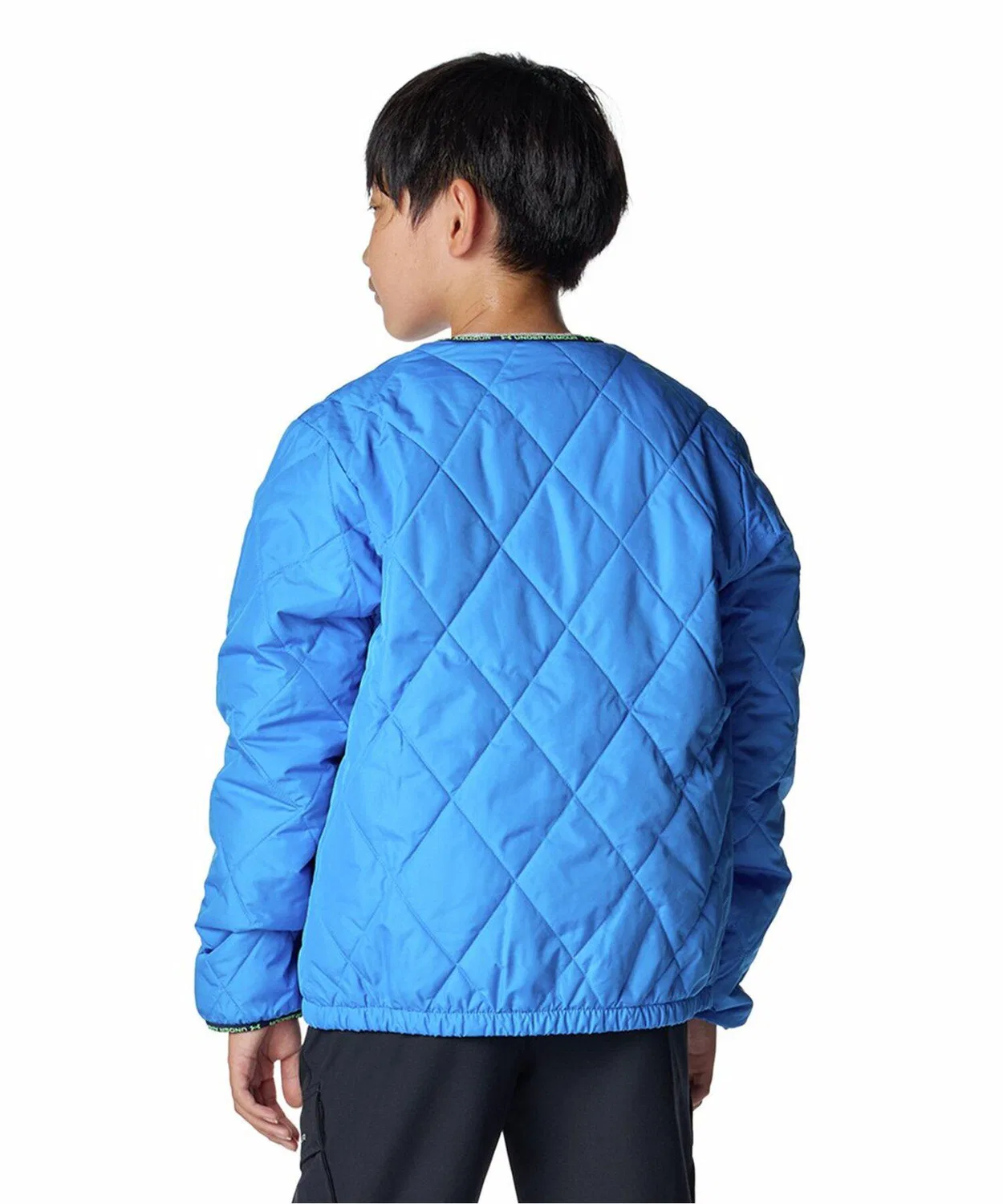 Куртка пуховая UA Quilted Puffer для детей, синяя — фото 2
