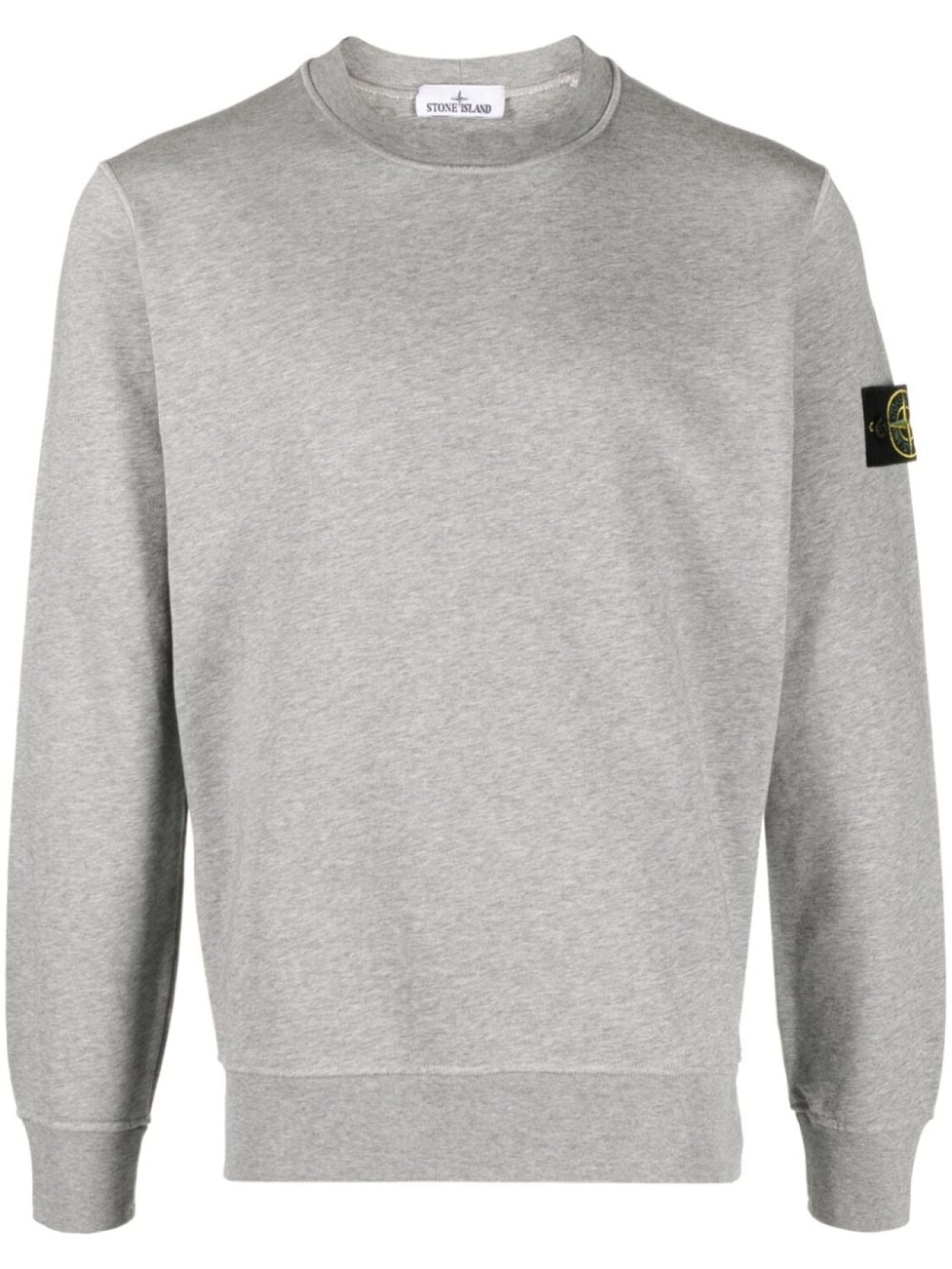 

Stone Island толстовка с нашивкой Compass, серый