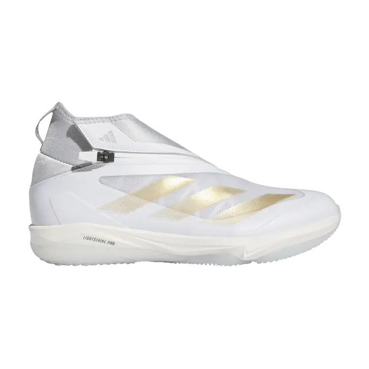 

Кроссовки adidas Adizero Impact+ Turf 'White Gold Metallic', белый