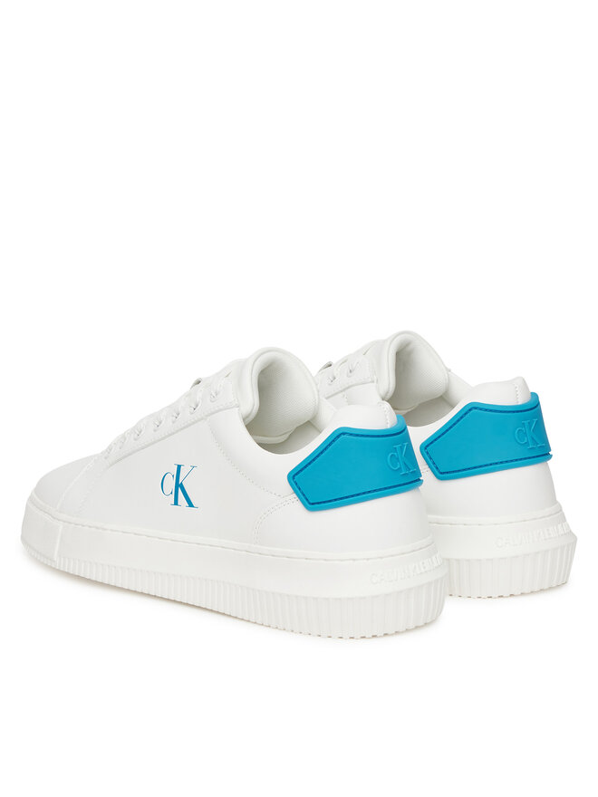Кроссовки Chunky Cupsole Ru Patch Lth YM0YM01296 Calvin Klein Jeans, белый — фото 3