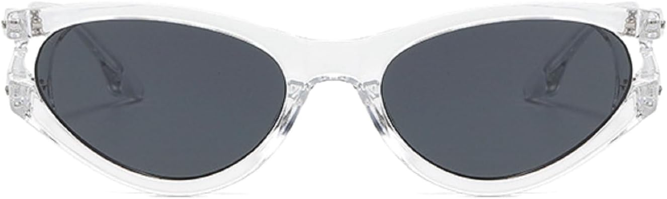 

Женские солнцезащитные очки «кошачий глаз», модные градиентные оттенки, защита от ультрафиолета UV400; мужские солнцезащитные очки в стиле ретро с заклепками 166 Melrose, Clear