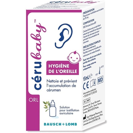 

Bausch & Lomb Средство для гигиены ушей Cerubaby 15 мл Bausch + Lomb