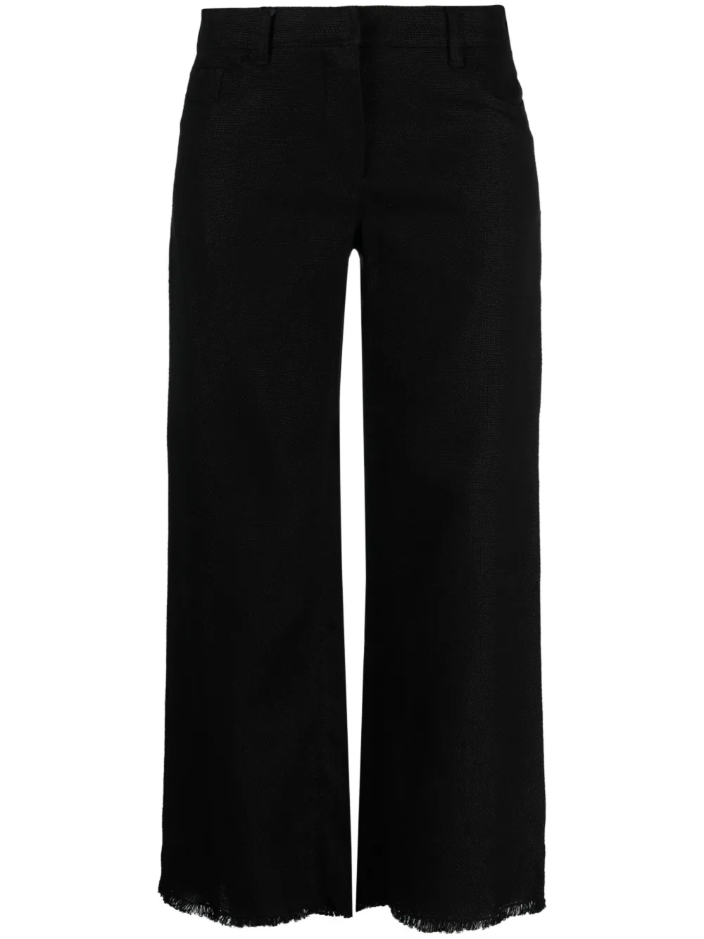 

Укороченные брюки из смесового льна 'S Max Mara, черный