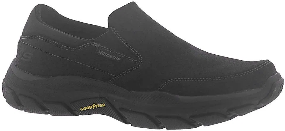 Мужские кроссовки Skechers 204480 CDB, Black Leather W Synthetic — фото 2