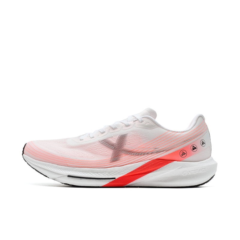 

XTEP Кроссовки для бега с низкой подошвой и амортизацией, противоскользящие, мужские, белые, красные, черные