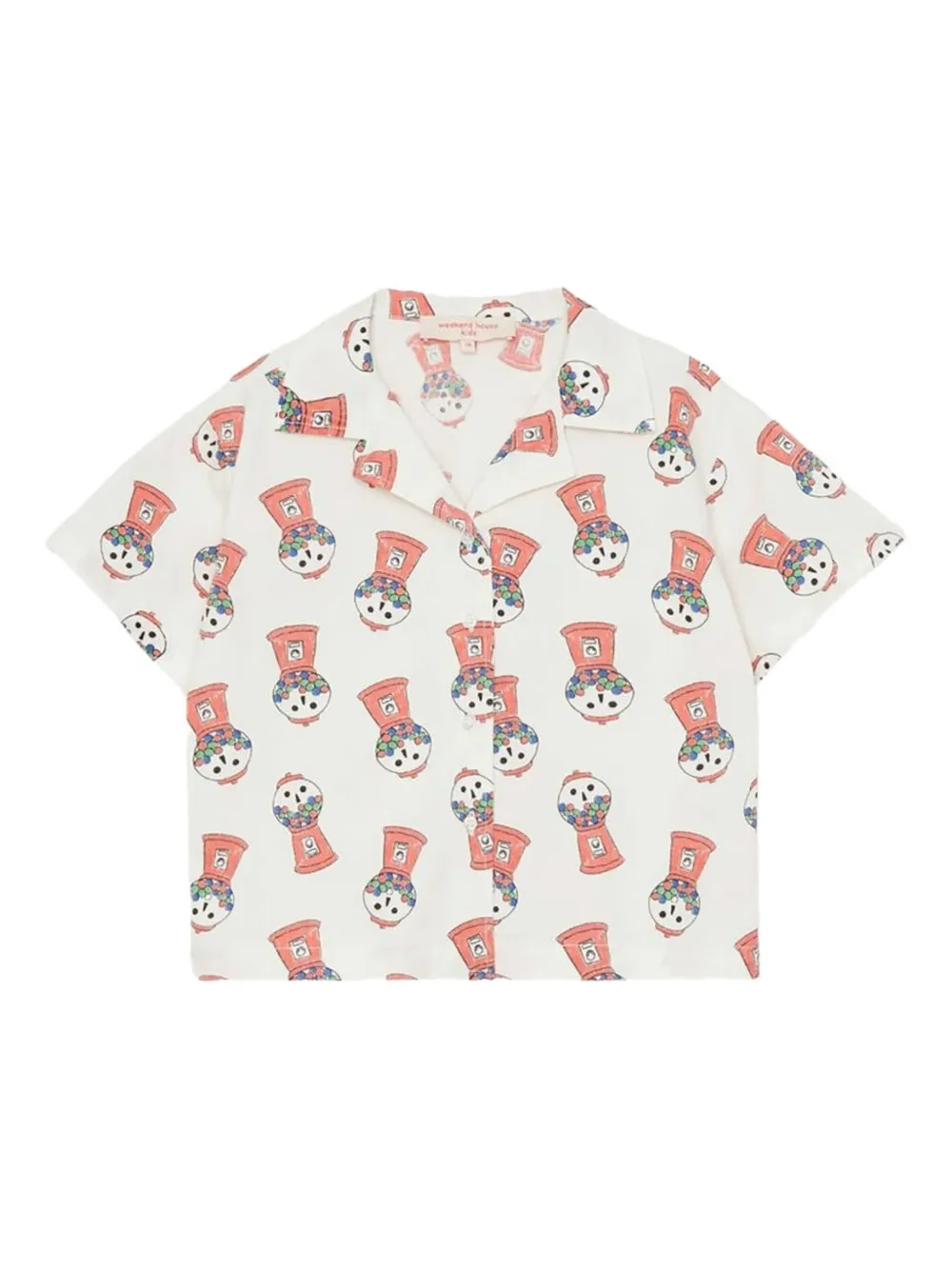 

Рубашка с принтом Weekend House Kids., белый