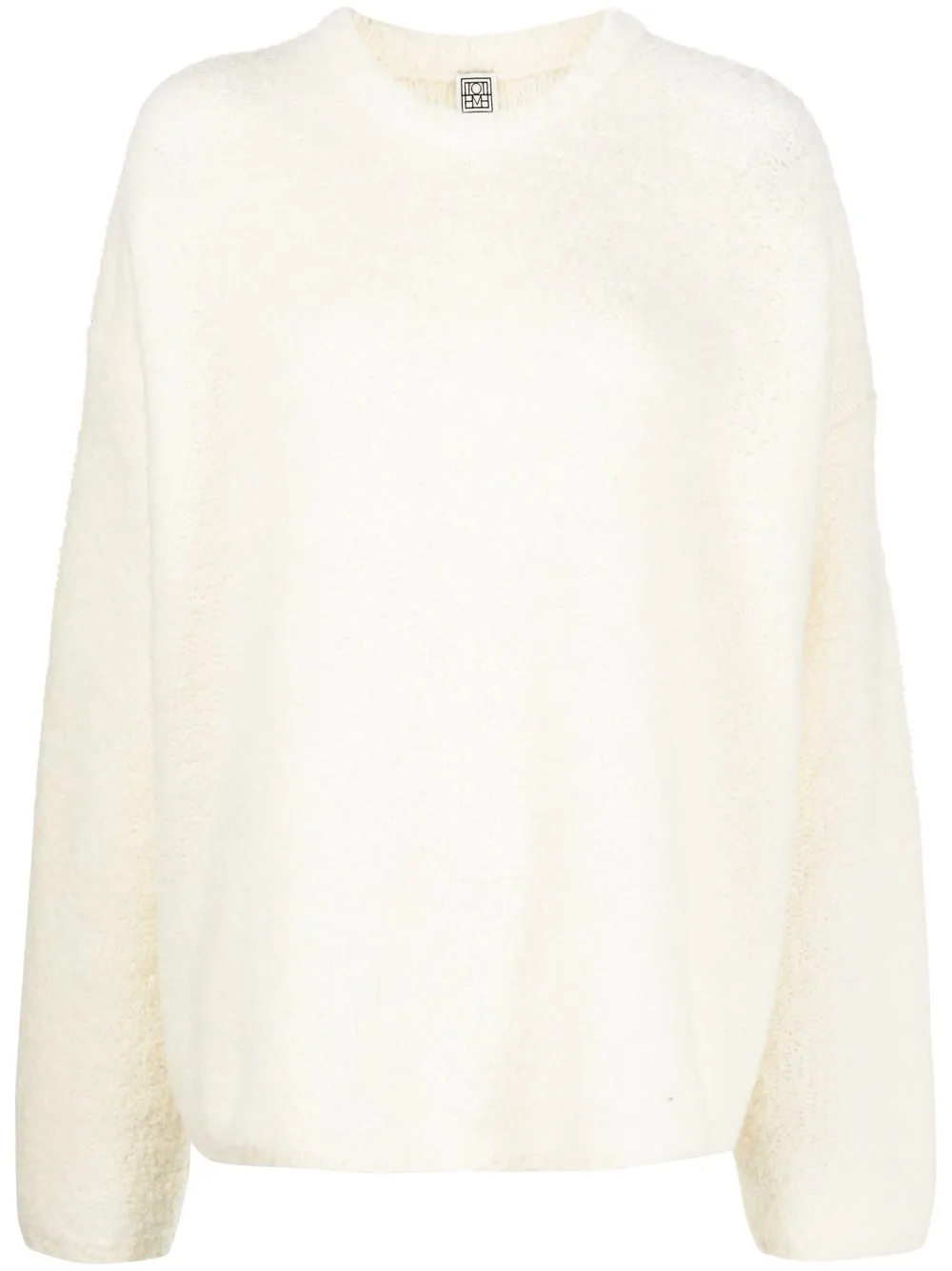 

Джемпер оверсайз из смесовой шерсти TOTEME, нейтральный