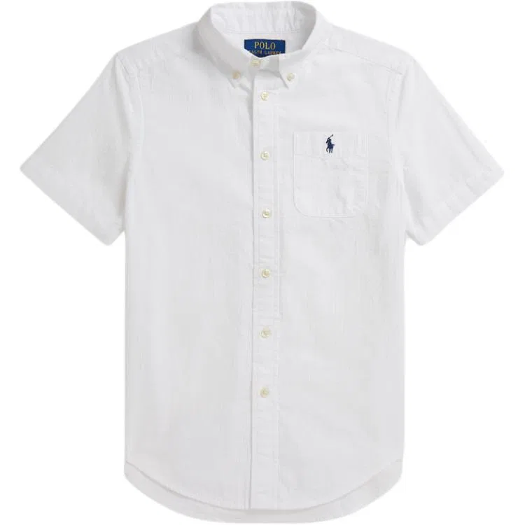 Повседневная рубашка для мальчиков Polo Ralph Lauren белая