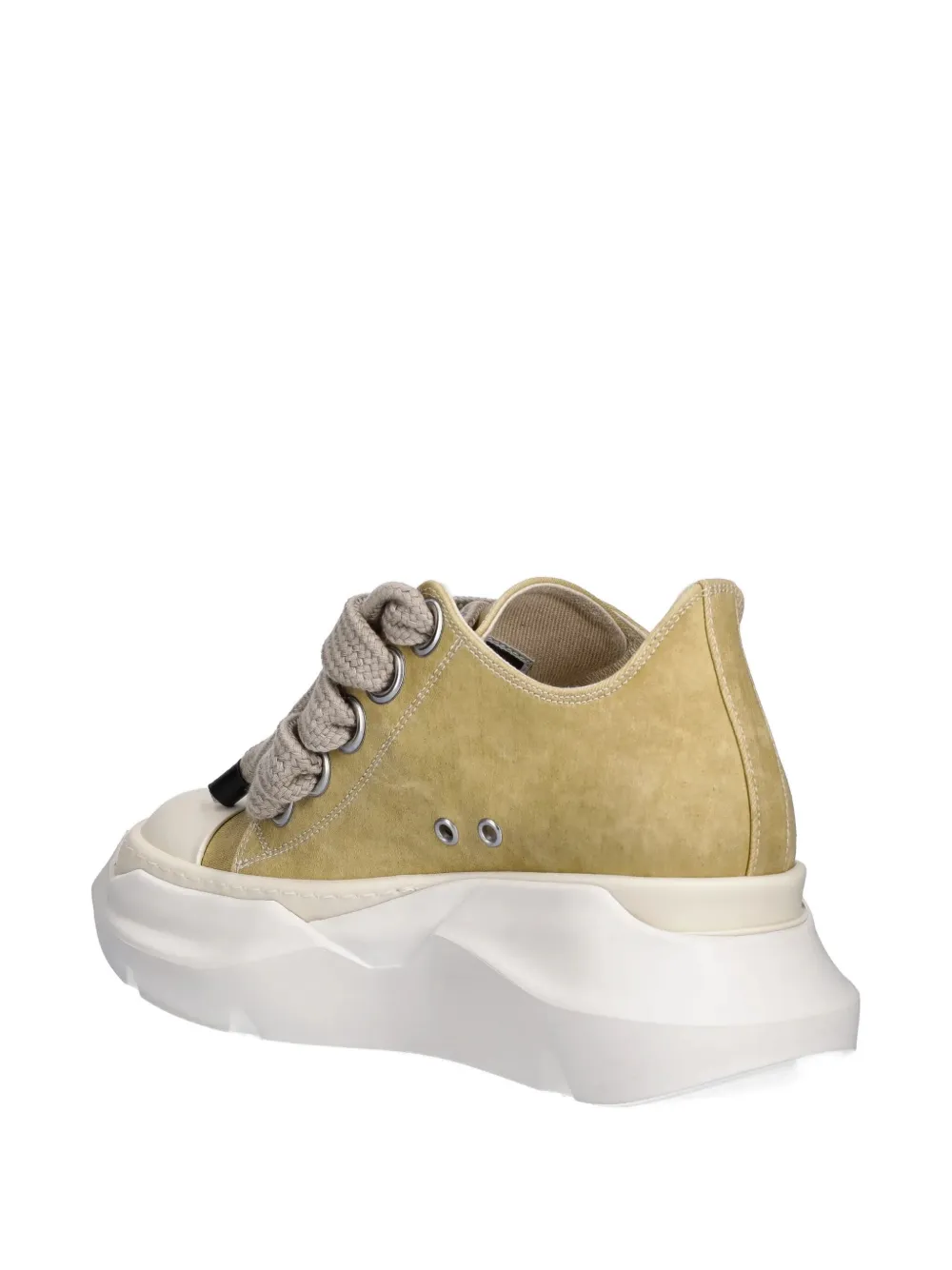Низкие кеды на платформе со шнуровкой Rick Owens DRKSHDW, желтый — фото 4