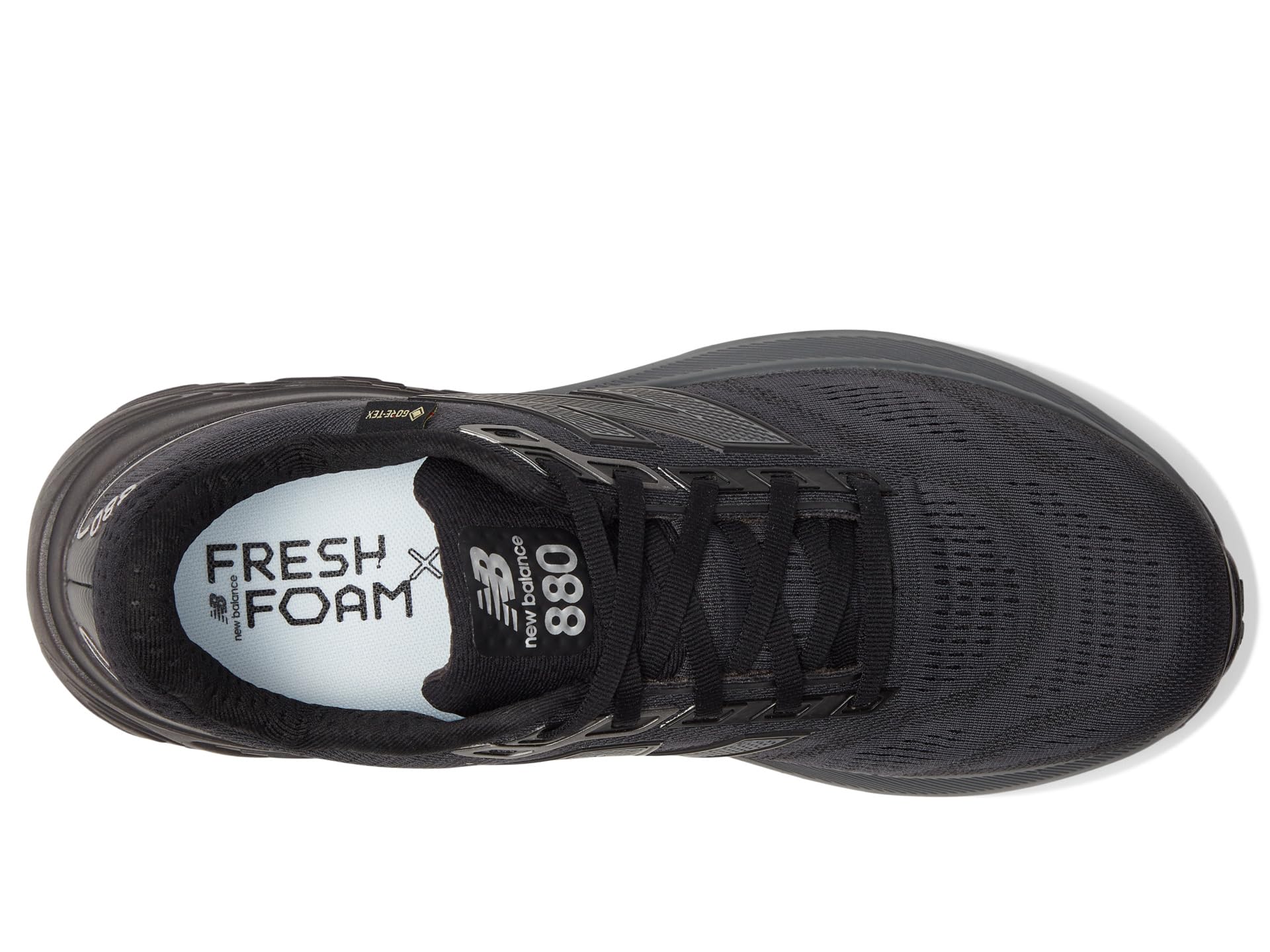 Кроссовки New Balance Fresh Foam X 880 v15 GORE-TEX, цвет Black/Castlerock/Silver Metallic — фото 2