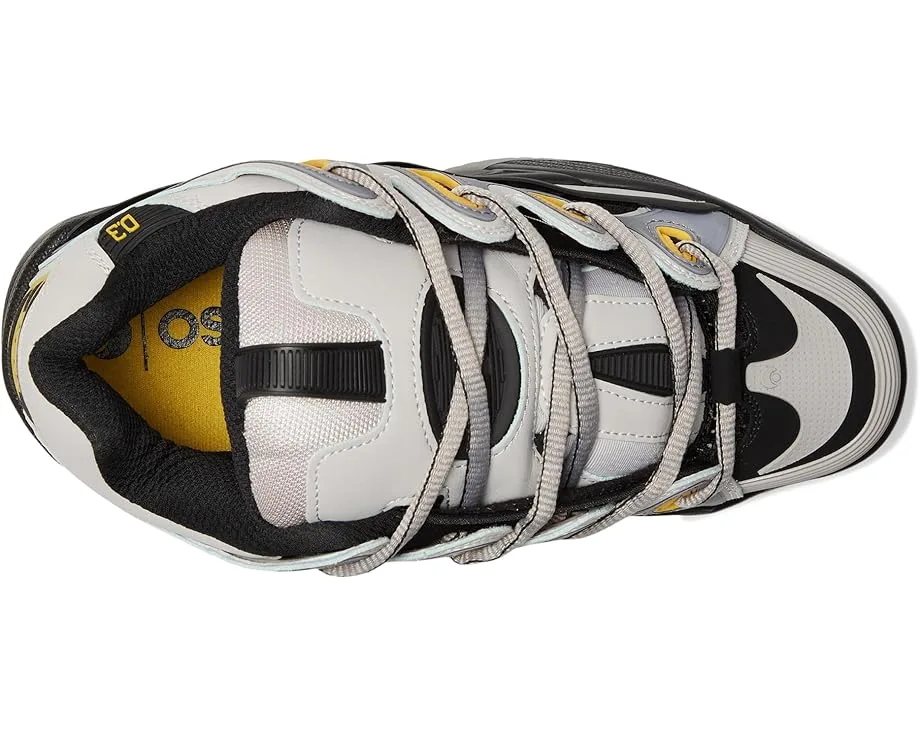Кроссовки Osiris D3 2001, Grey/Black/YellowSee Less — фото 2