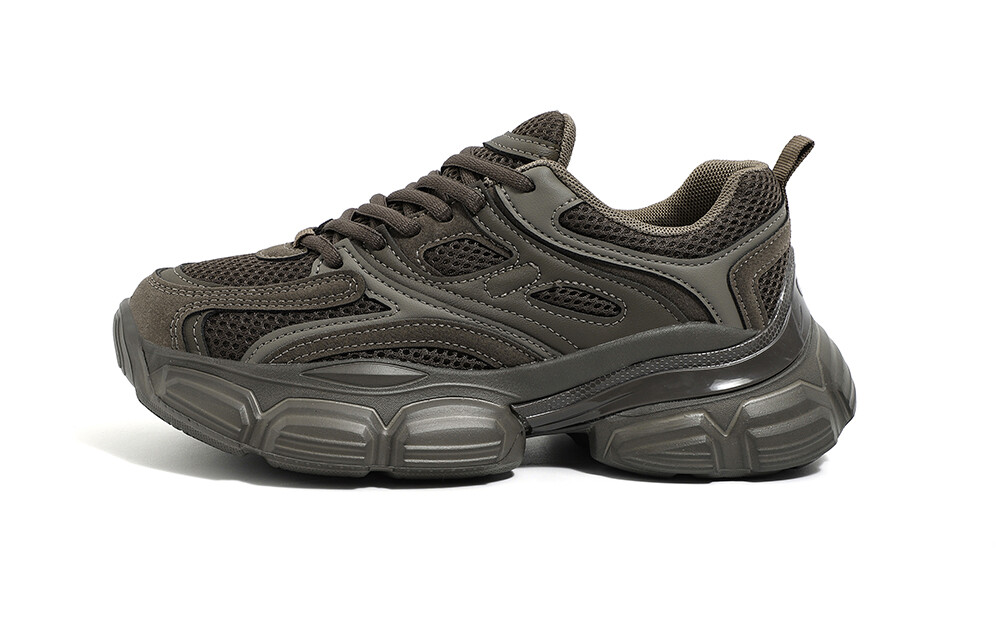 

Кроссовки HUANQIU Chunky Sneakers Women's Low-top, бежевый/темно-синий