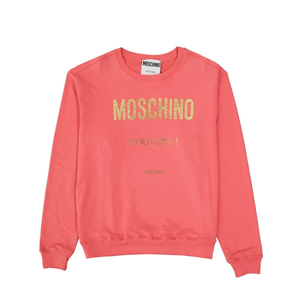 

Хлопковая толстовка с логотипом Moschino Couture!, мультиколор