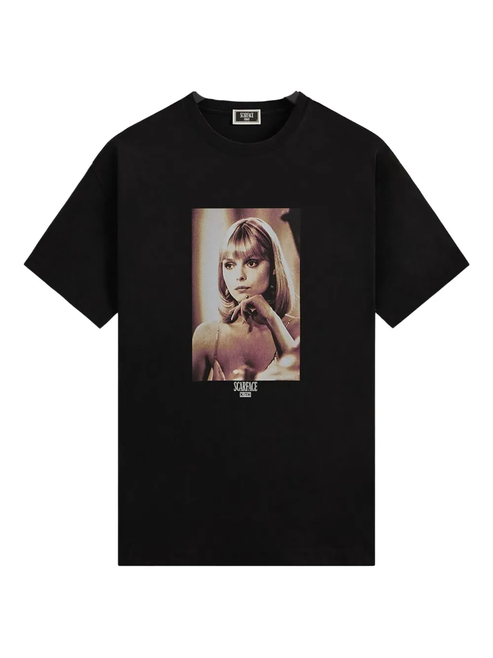 

Футболка с портретом Эльвиры из фильма «Лицо со шрамом» KITH, черный