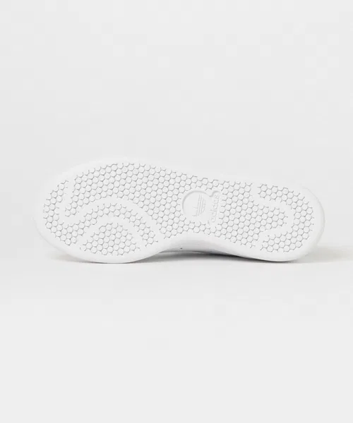 Унисекс кроссовки из натуральной кожи Stan Smith CF adidas белый с зелёным — фото 3