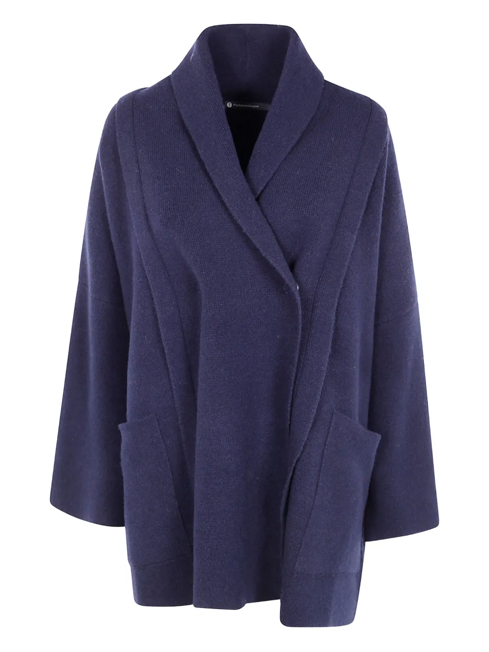 

Жакет с шалевым воротником и карманами Pierantoniogaspari, синий