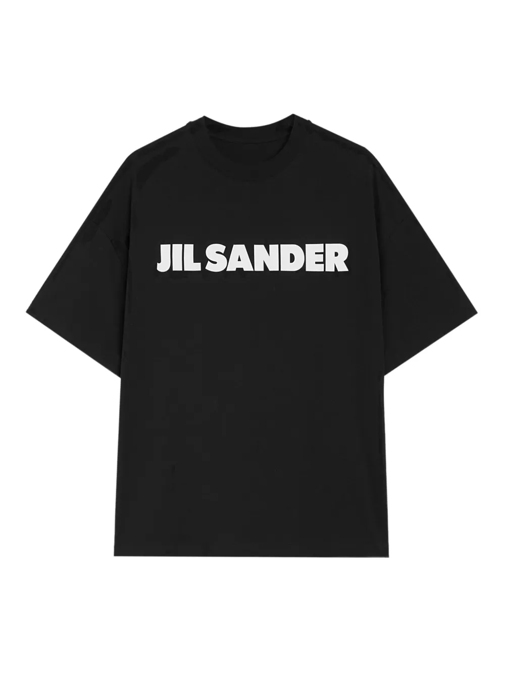 

Футболка с принтом логотипа Jil Sander, черный