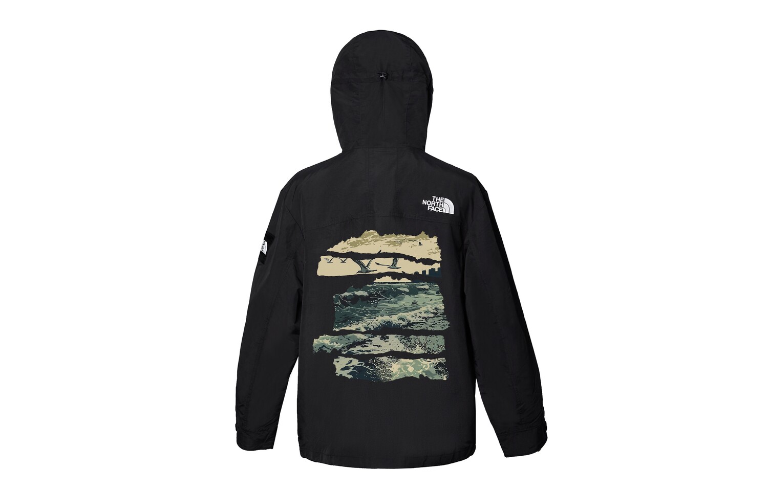 

Ветровка куртка унисекс черный The North Face