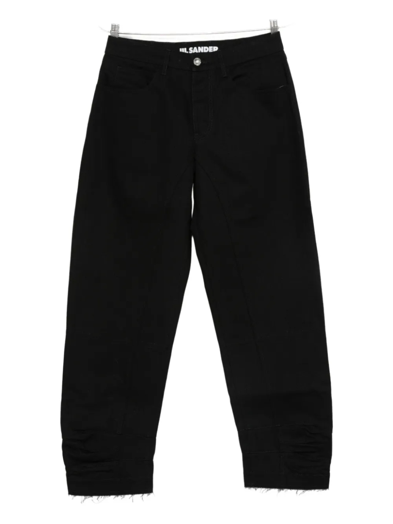 

Джинсы с нашивкой-логотипом Jil Sander, черный