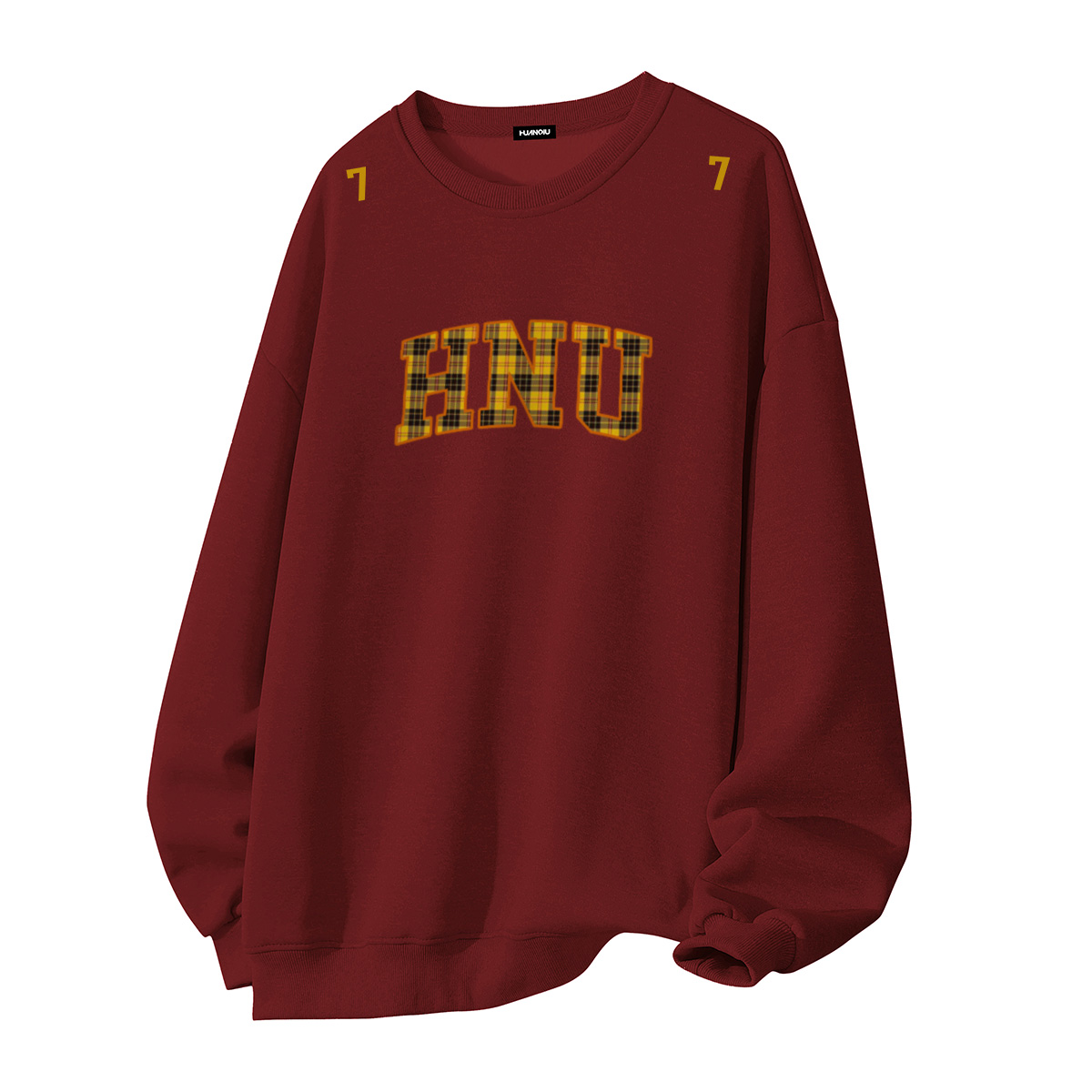 

Свитшот Unisex Crew Neck Moderate Heavyweight HUANQIU, burgundy